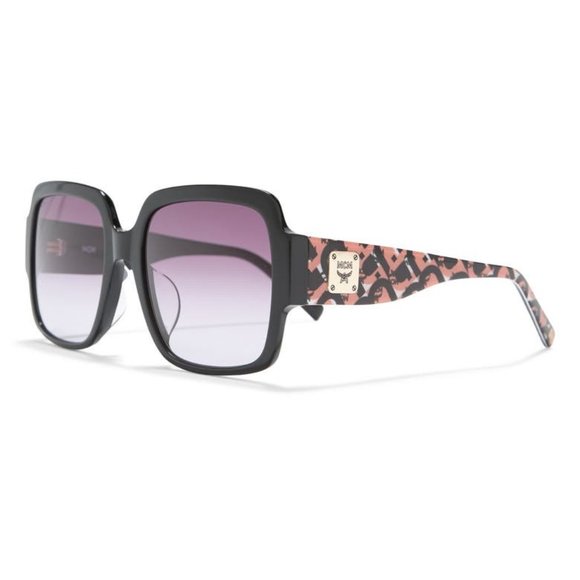 MCM 57mm butterfly sunglasses MCM München MCM698S 022 Sunglasses Black/Gold Butterfly  main image 2